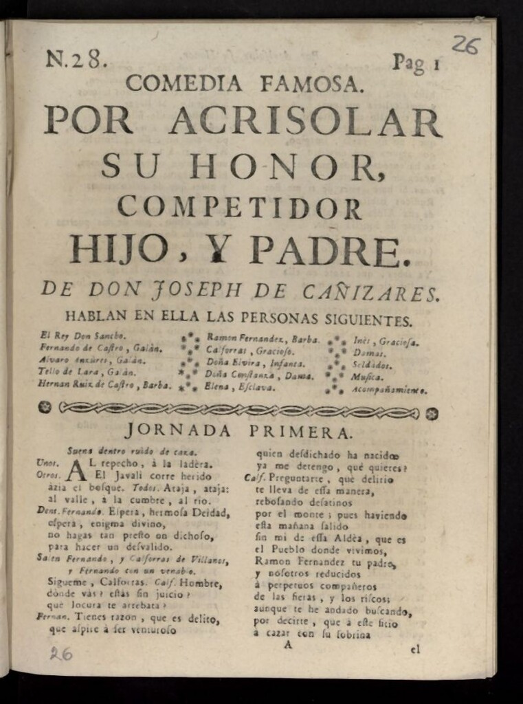 Miniatura de Por acrisolar su honor, competidor hijo y padre