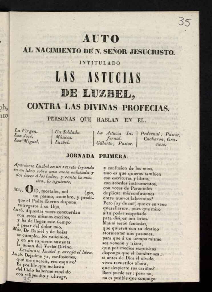 Miniatura de Las astucias de Luzbel contra las divinas profecías