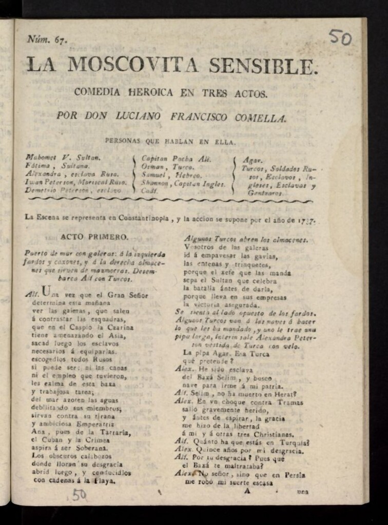 Miniatura de La moscovita sensible