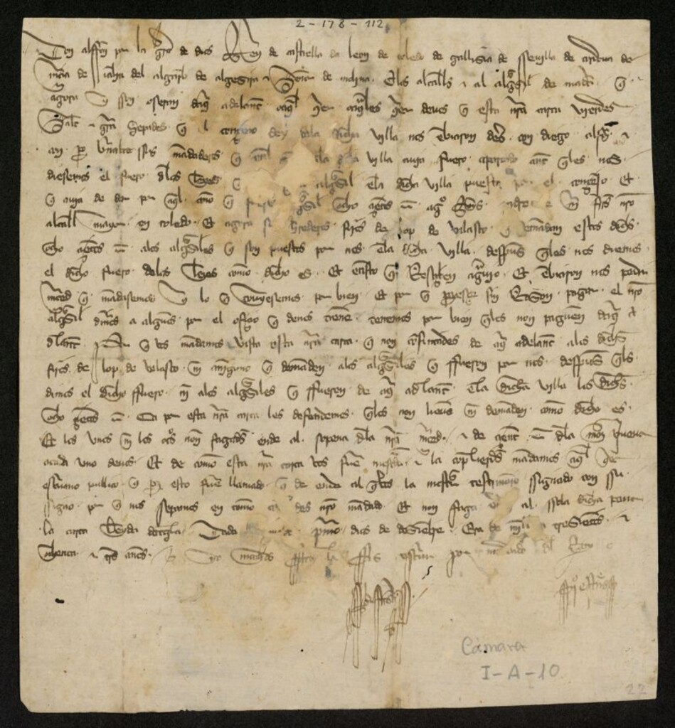 Miniatura de Provisión de Alfonso XI ordenando que el concejo de Madrid no pague los 800 maravedís que le demandan los hijos de Lope Velasco, antiguo alguacil de la Villa