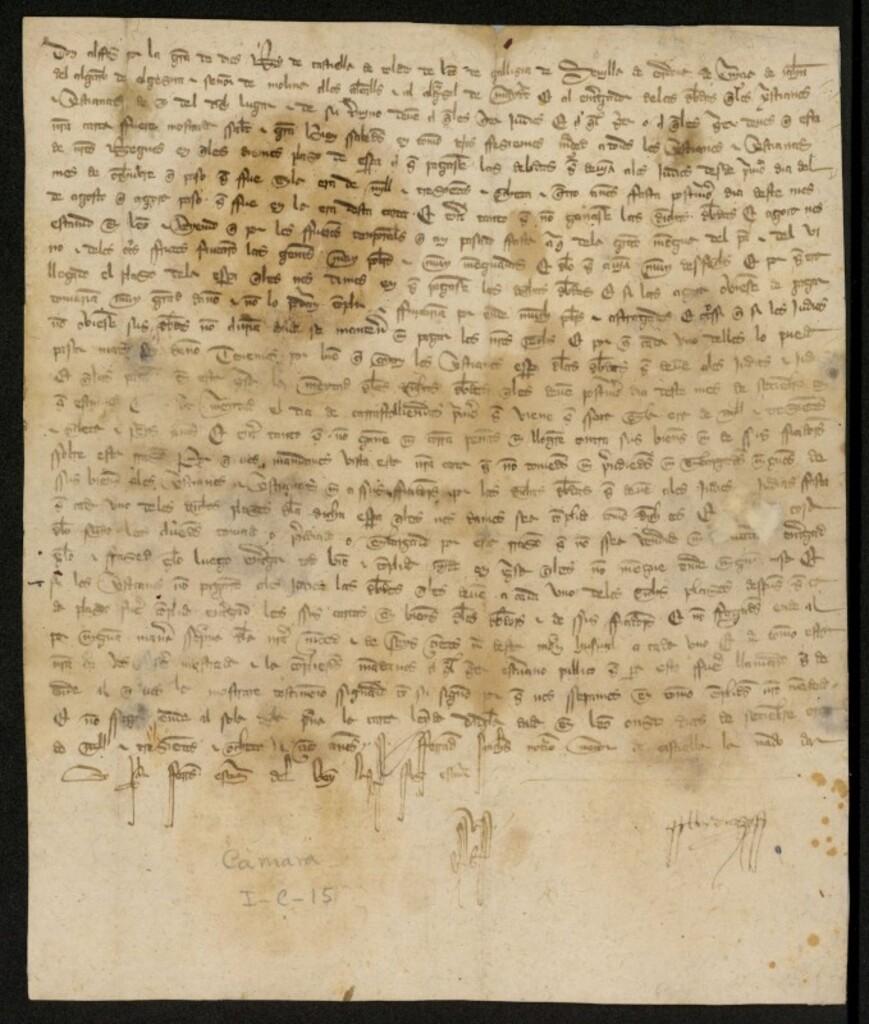 Miniatura de Provisión de Alfonso XI prorrogando el plazo para el pago de las deudas que los cristianos tenían con los judíos