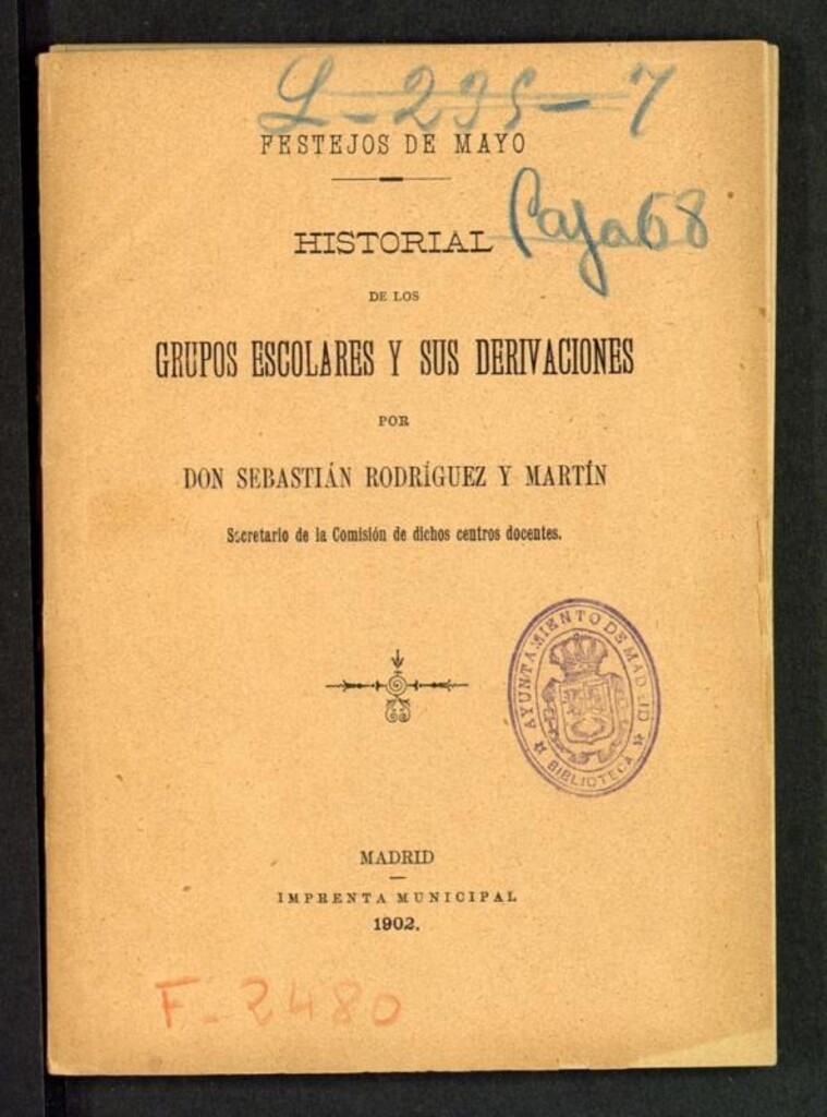 Miniatura de Historial de los grupos escolares y sus derivaciones