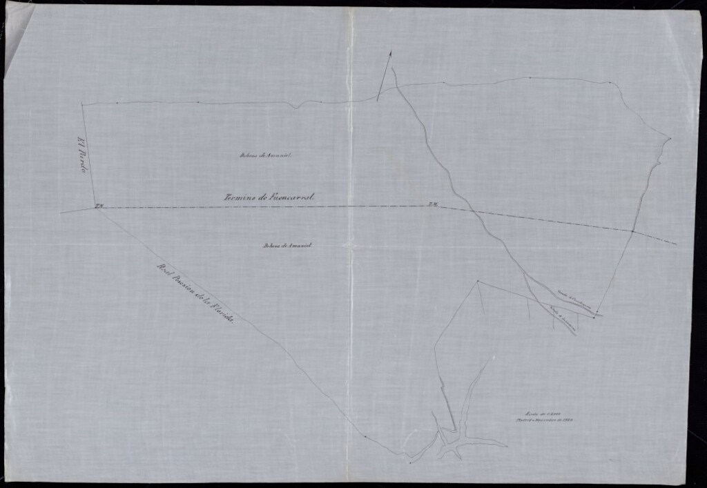 Miniatura de Plano de la Dehesa de Amaniel