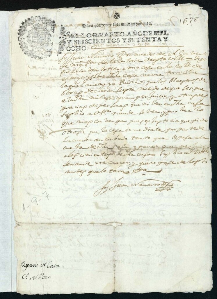 Miniatura de Licencia al Convento de la Victoria para hacer varios reparos en su casa Calle del Pozo