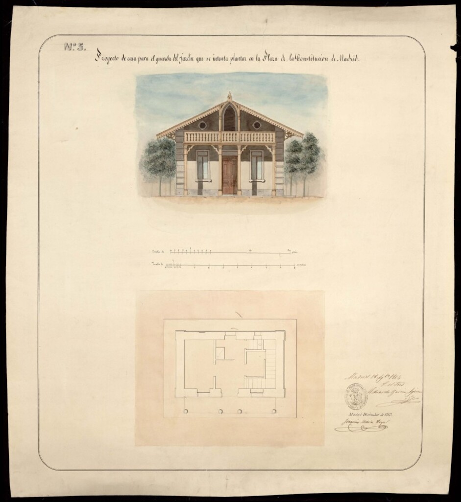 Miniatura de Plan general de obras de la paz de la Constitución. 1863