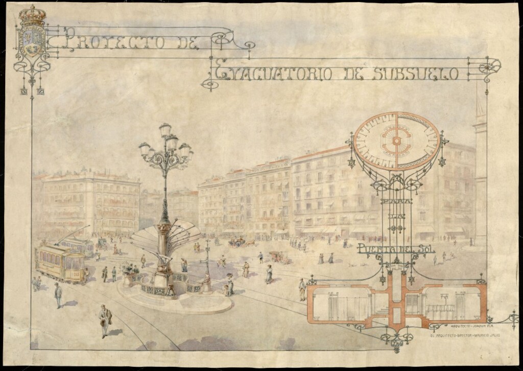 Miniatura de Proyecto de Evacuatorios en el subsuelo en la Puerta del Sol.