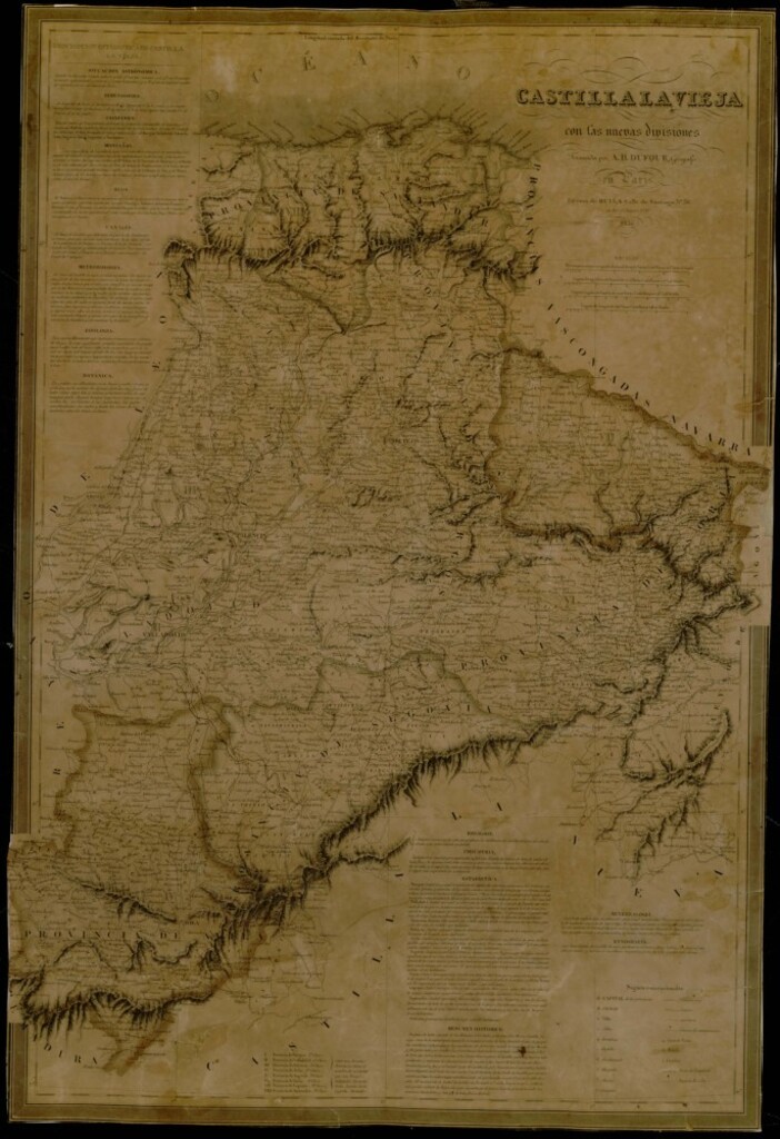 Miniatura de Atlas De España. ; Castilla la Vieja: 1836 ; Baleares: 1837 (724). ; Cataluña: 1836 ; Murcia: 1836 (625) ; Navarra y Vascongadas: 1837 (723)