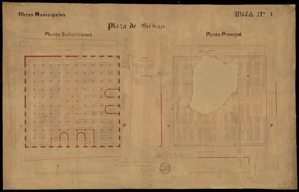 Miniatura de Proyecto de Mercado. 1867-1868