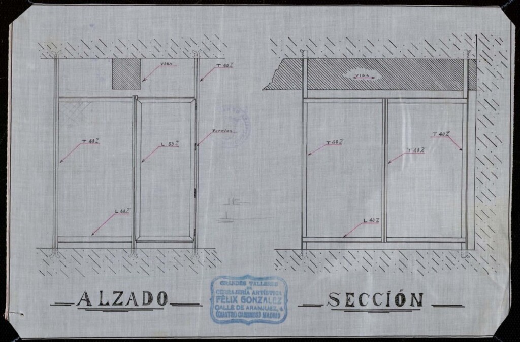 Miniatura de Plano y Presupuesto del Mercado de Olavide.