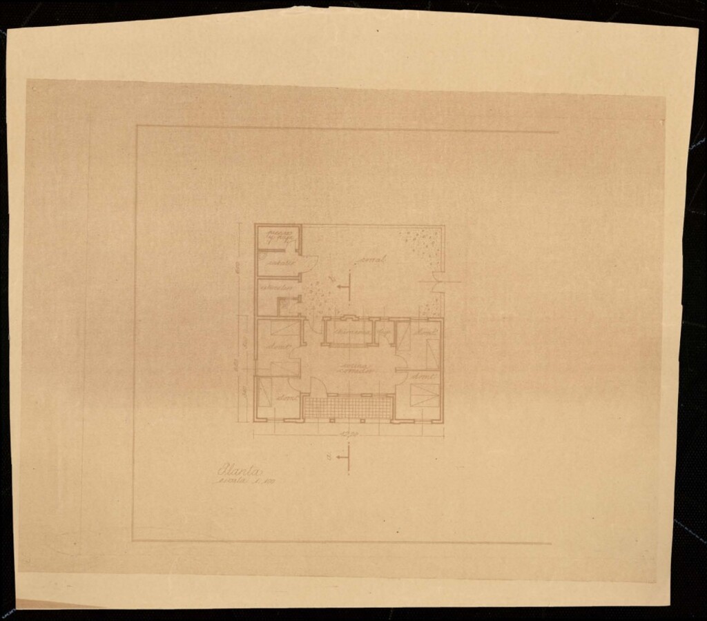 Miniatura de Proyecto de vivienda para guarda en la Casa de Campo