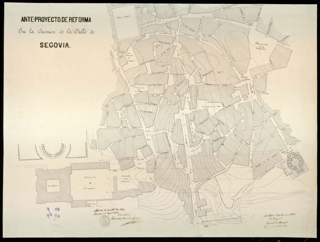 Miniatura de Anteproyecto de reforma de la cuenca de la calle de Segovia