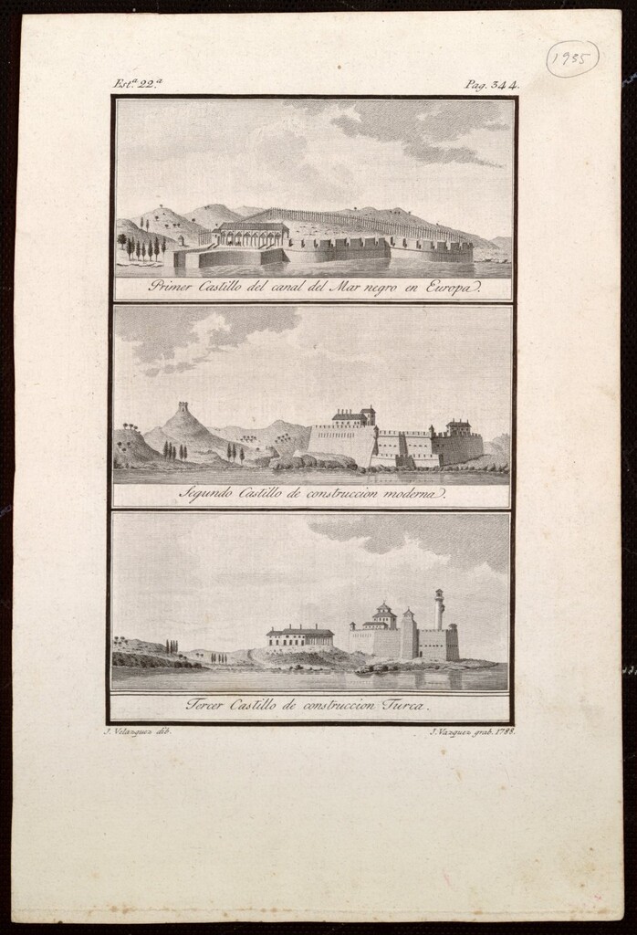 Miniatura de Vistas de castillos del Canal del Mar Negro