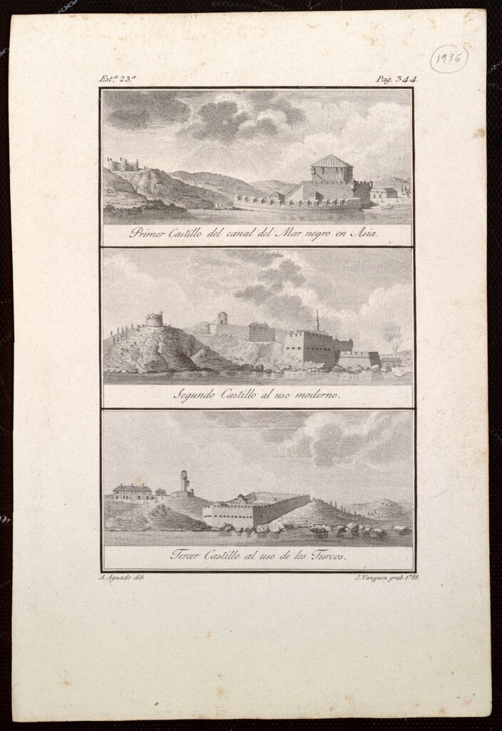 Miniatura de Vistas de castillos del Canal del Mar Negro