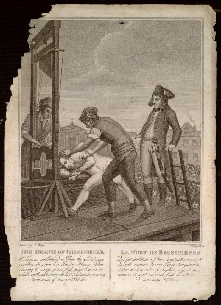 Miniatura de Muerte de Robespierre