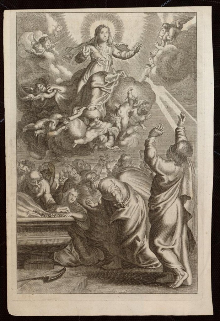 Miniatura de La Asunción de la Virgen