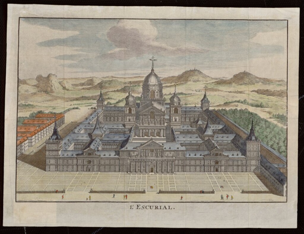 Miniatura de El monasterio de El Escorial. (Madrid)