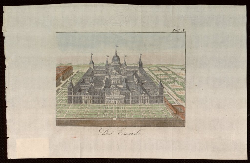 Miniatura de El monasterio de El Escorial. (Madrid)
