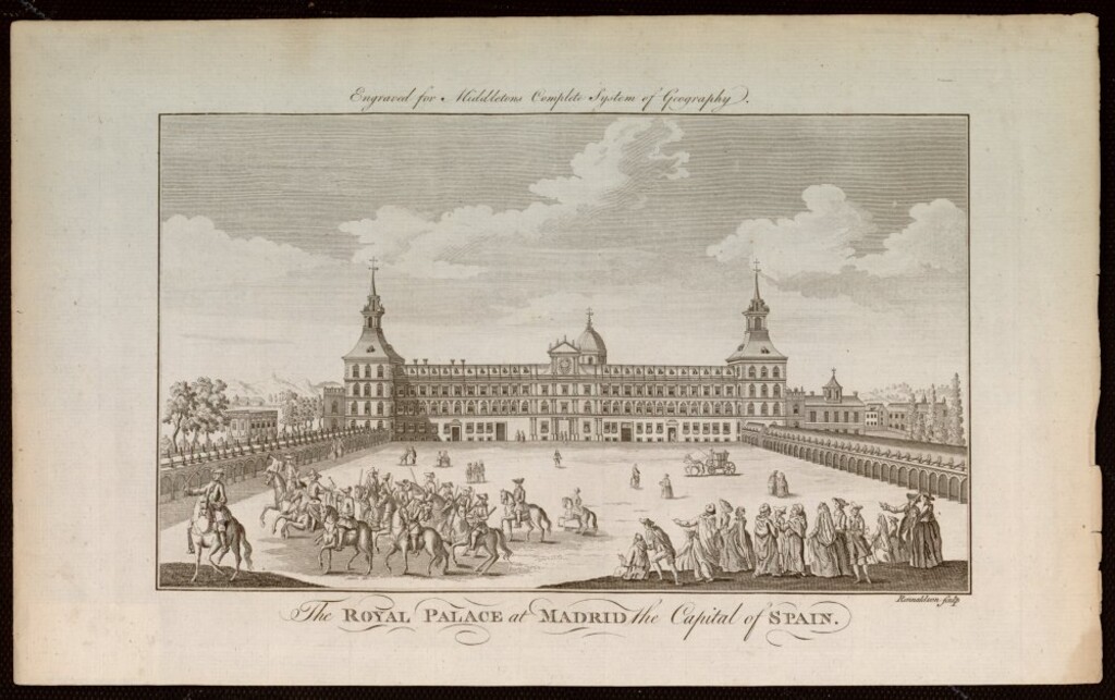 Miniatura de El Palacio Real. Madrid