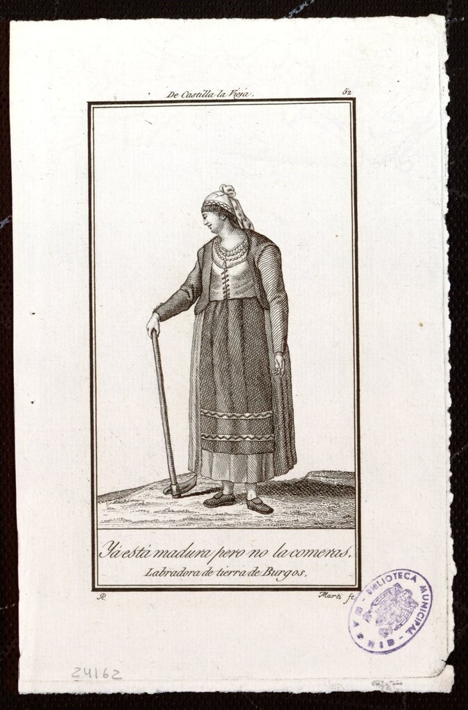 Miniatura de Yá está madura pero no la comeras. Labradora de tierra de Burgos.