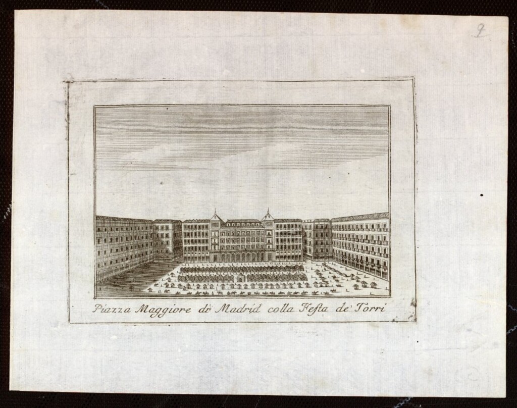 Miniatura de La Plaza Mayor. Madrid