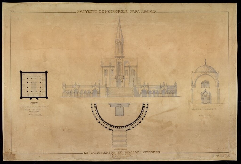 Miniatura de Proyecto de necrópolis para Madrid
