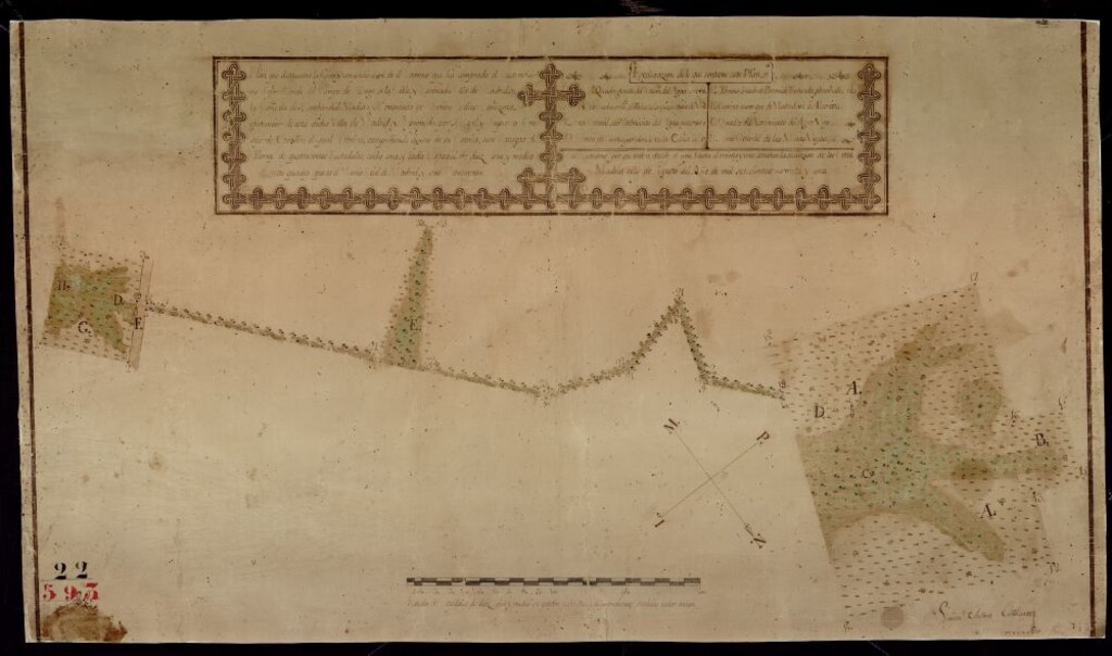 Miniatura de Plan sobre el terreno adquirido por el Conde del Campo de Alange en Carabanchel Medio