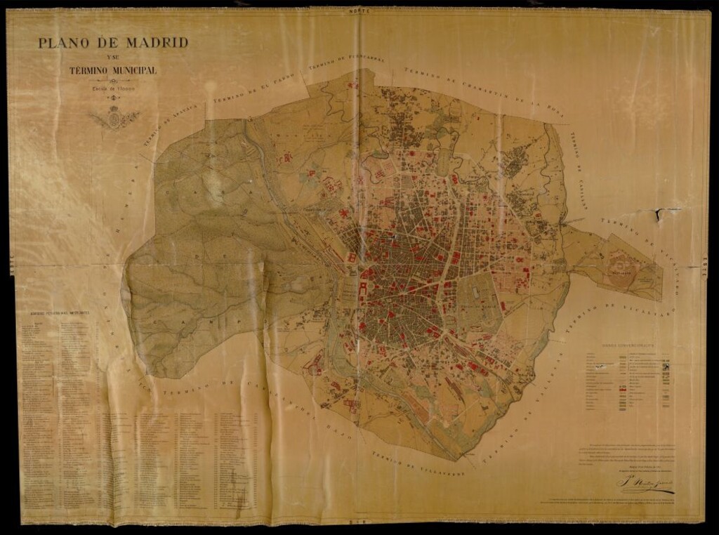 Miniatura de Plano de Madrid y su término municipal