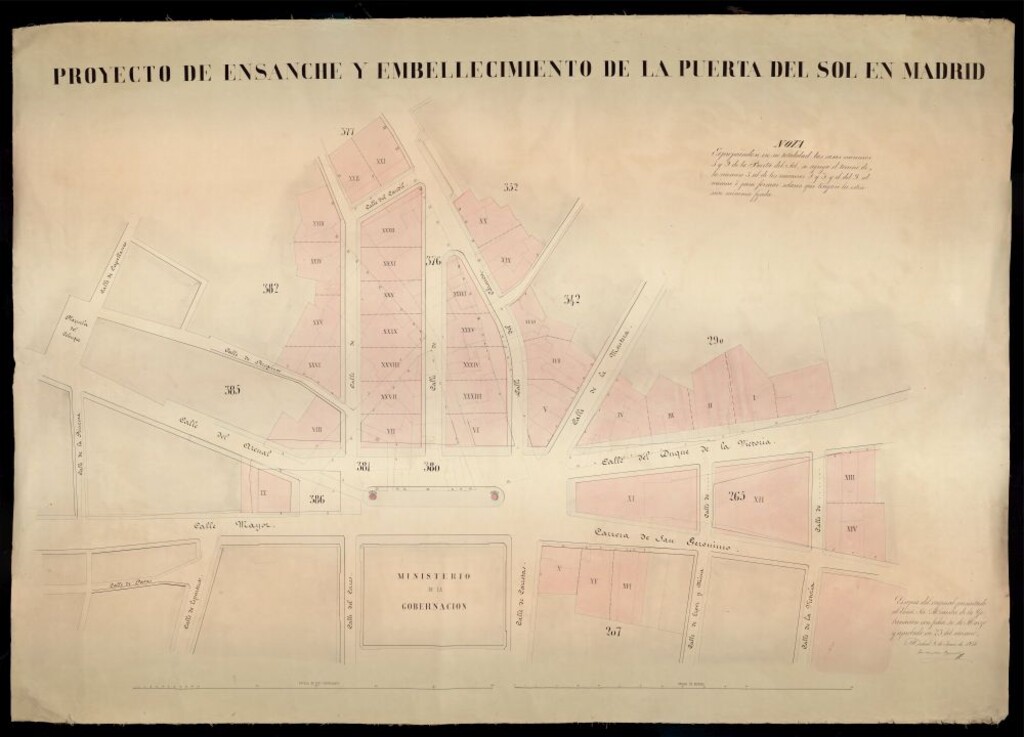 Miniatura de Proyecto de ensanche y embellecimiento de la plaza de la Puerta del Sol