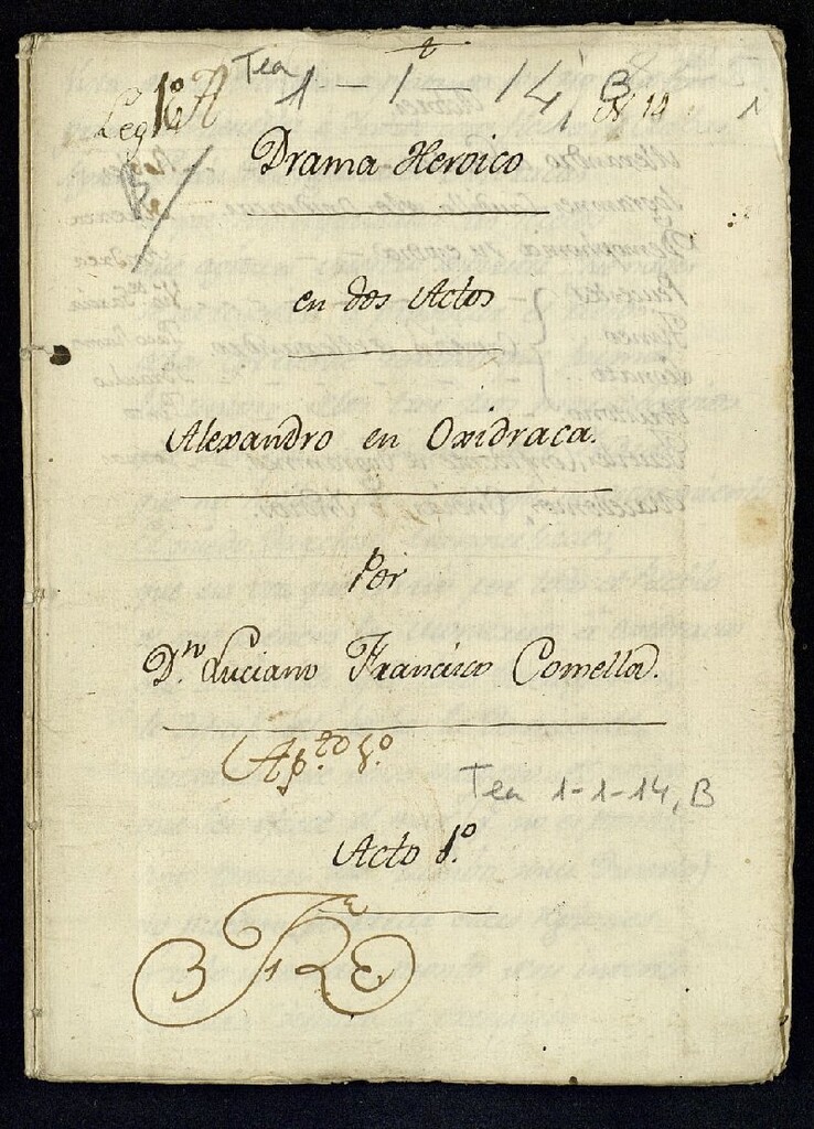 Miniatura de Alexandro en Oxidraca
