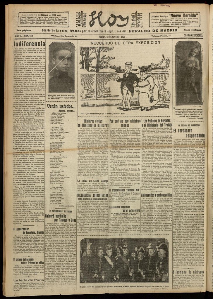 Miniatura de Hoy del 6 de mayo de 1920