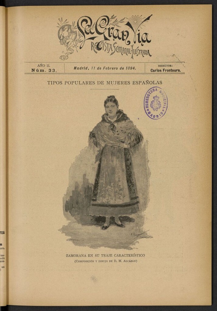 Miniatura de La Gran Vía: revista semanal ilustrada del 11 de febrero de 1894, nº 33