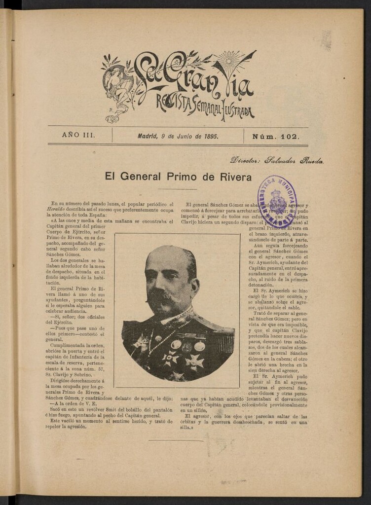 Miniatura de La Gran Vía: revista semanal ilustrada del 9 de junio de 1895, nº 102