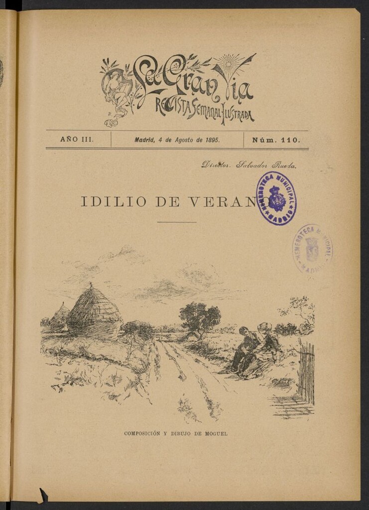 Miniatura de La Gran Vía: revista semanal ilustrada del 4 de agosto de 1895, nº 110
