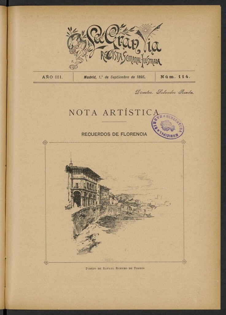 Miniatura de La Gran Vía: revista semanal ilustrada del 1 de septiembre de 1895, nº 114