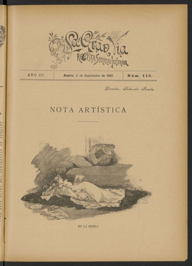 Miniatura de La Gran Vía: revista semanal ilustrada del 8 de septiembre de 1895, nº 115