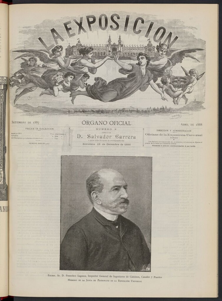 Miniatura de La Exposición: órgano oficial de la Exposición Universal de Barcelona del 18 de diciembre de 1886, nº 9