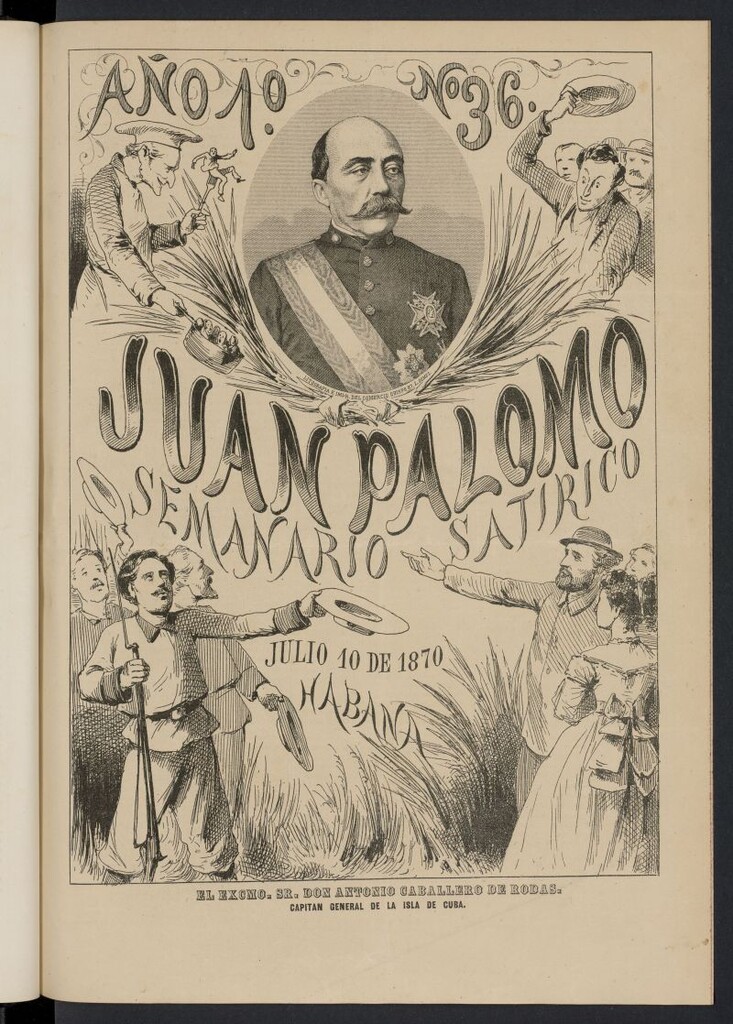 Miniatura de Juan Palomo: semanario satírico del 10 de julio de 1870, nº 36