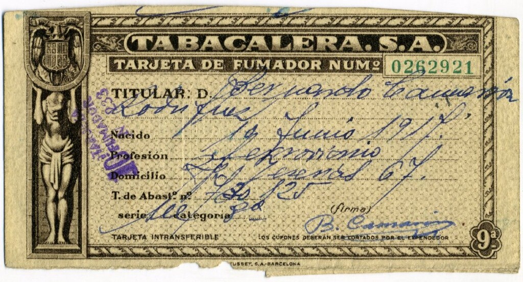 Miniatura de Tarjeta de fumador