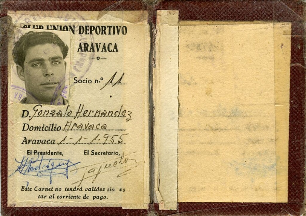 Miniatura de Carnet de socio del Club Deportivo Unión de Aravaca