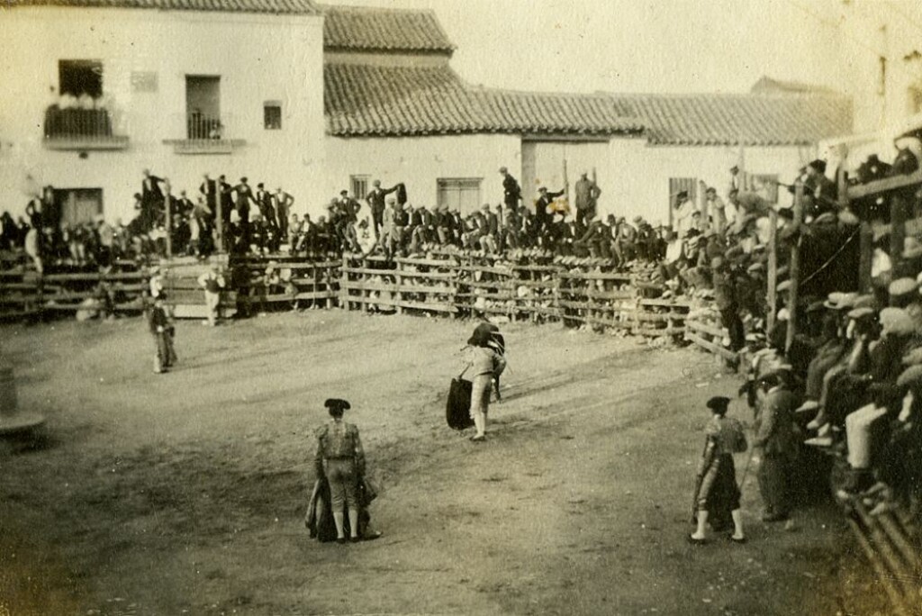 Miniatura de Corrida durante las fiestas de septiembre de Aravaca