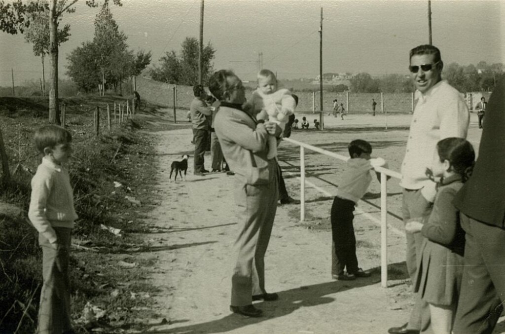 Miniatura de Pedro con sus hijos en el Campo del Unión