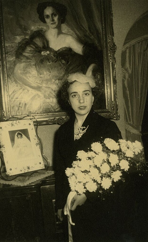 Miniatura de Pepita retratada en su boda
