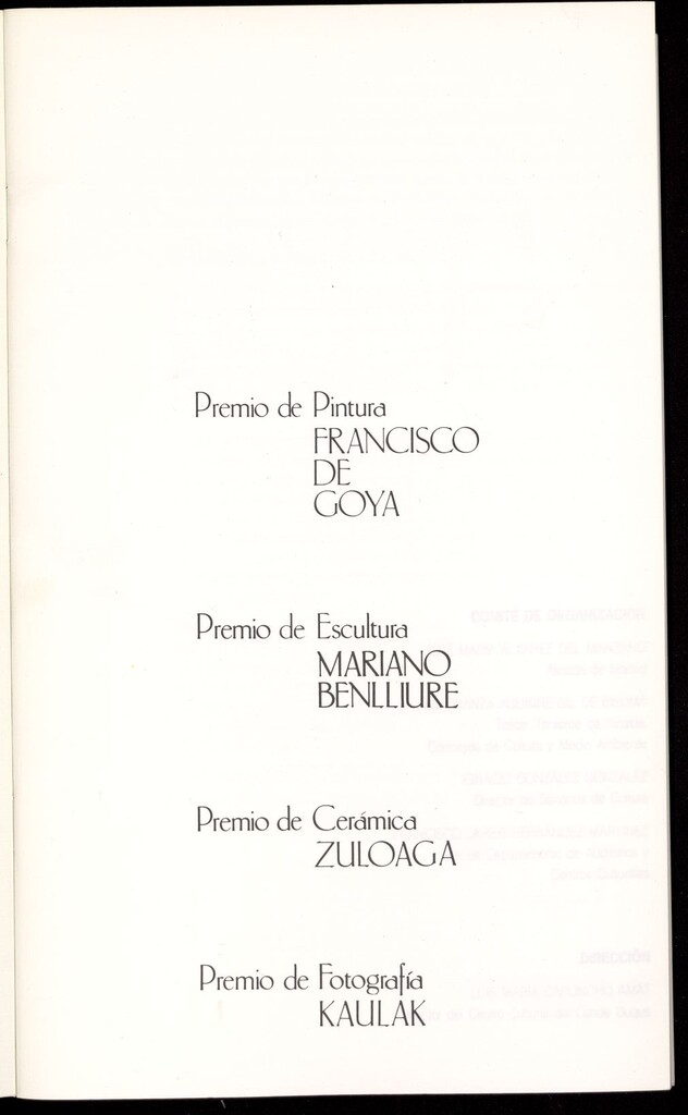 Miniatura de Premios Villa de Madrid 1992 : pintura, escultura, cerámica, fotografía : [exposición de obra seleccionada]