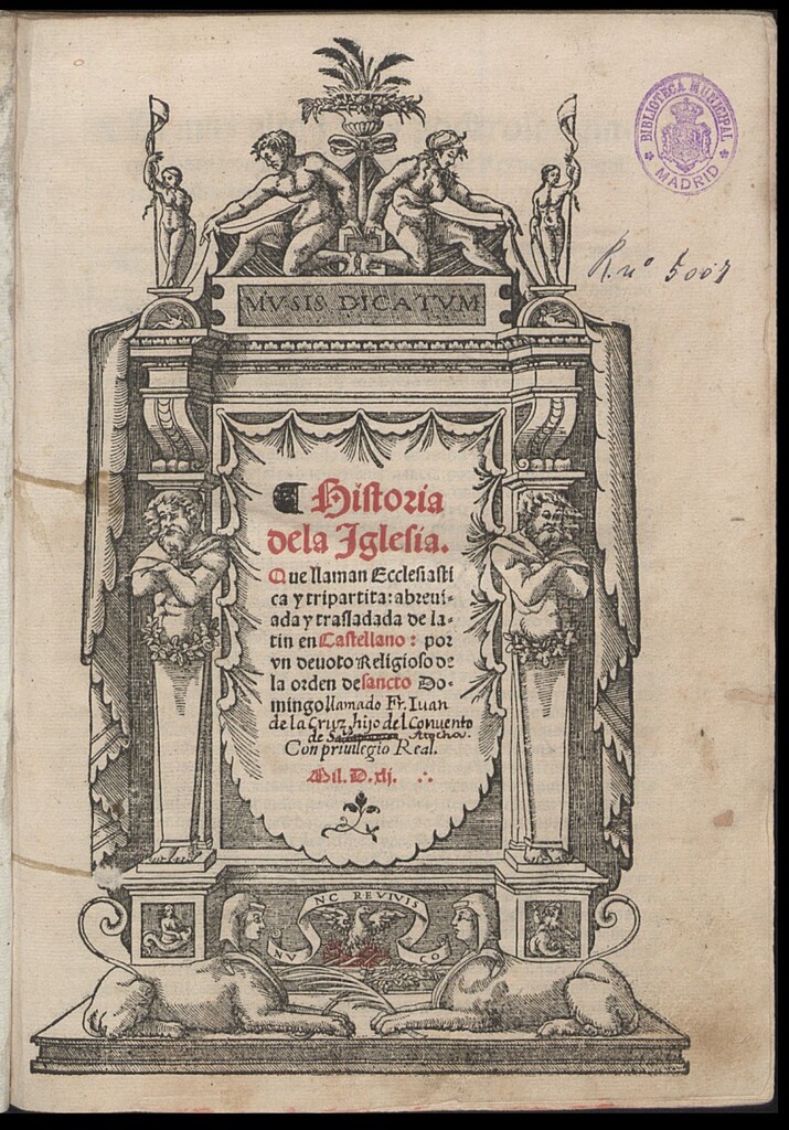 Miniatura de Ecclesiasticæ historiæ. Español