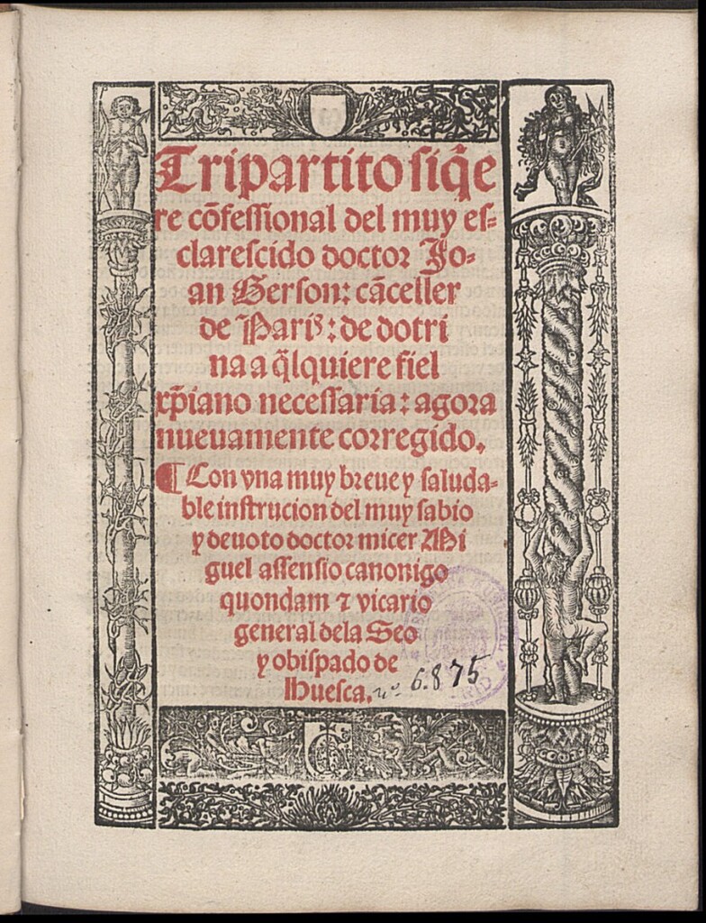 Miniatura de Opus tripartitum. Español
