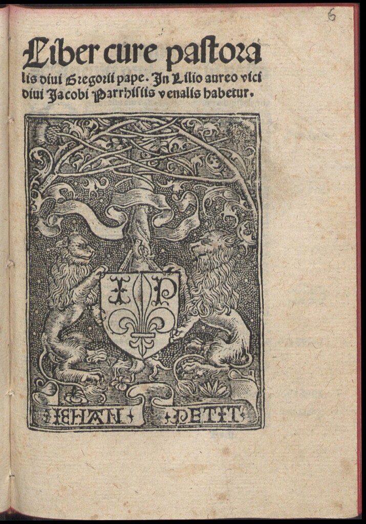 Miniatura de Liber cure pastoralis diui Gregorii pape