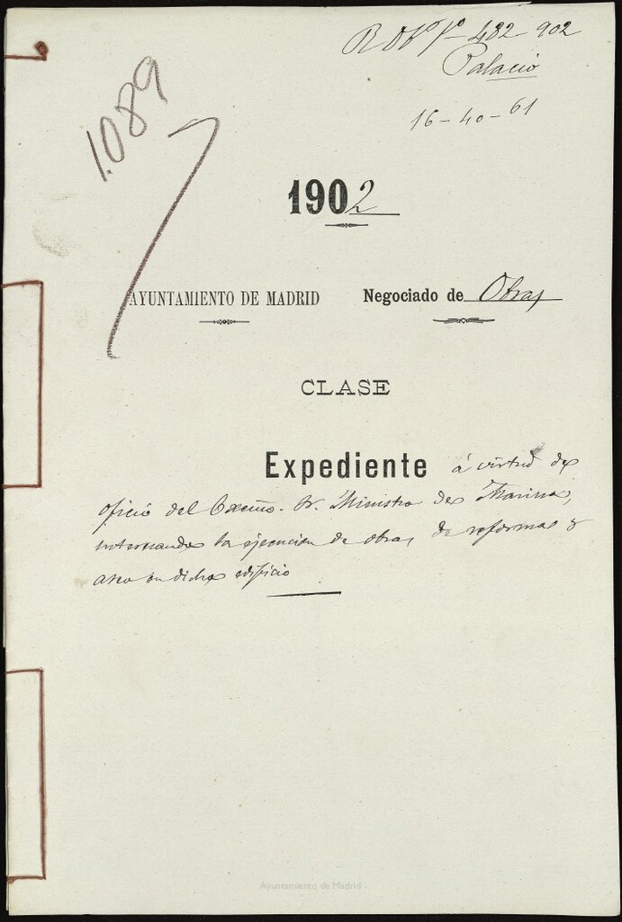 Miniatura de Licencia de apertura de taller de encuadernacion en la plaza de Manuel Becerra
