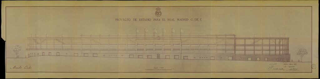 Miniatura de Proyecto de estadio para el Real Madrid C. de F.