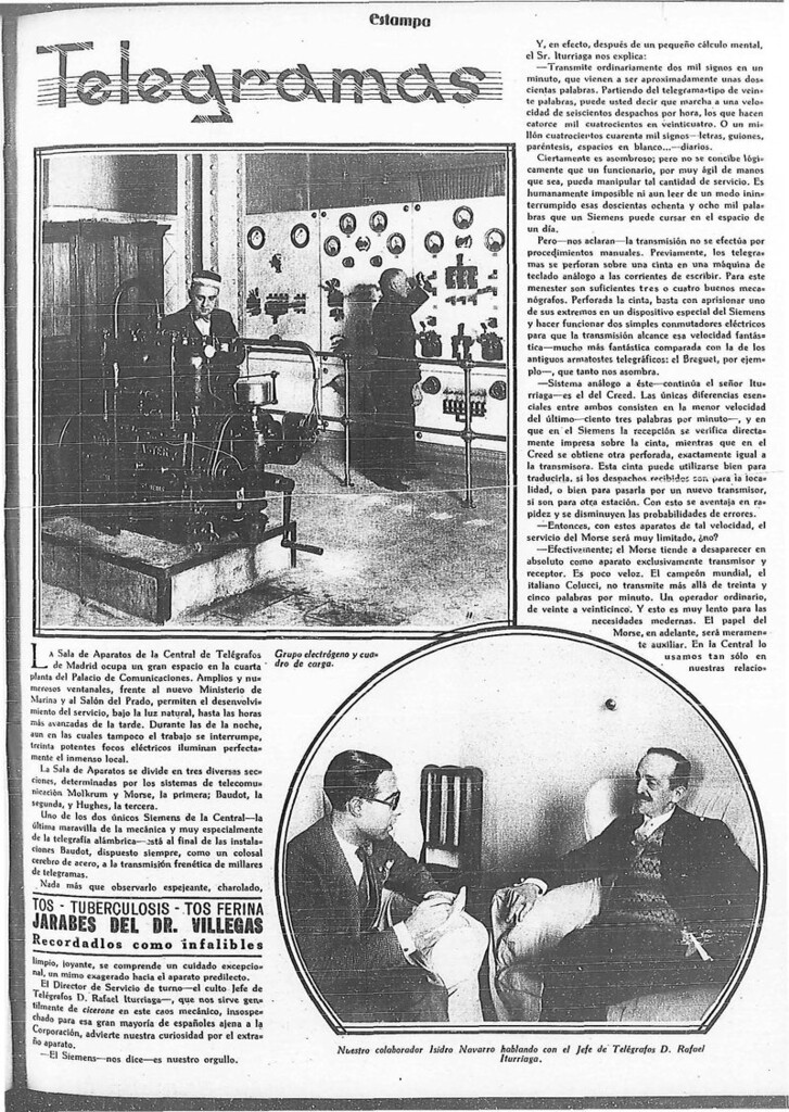 Miniatura de Entrevista con el Jefe de Telégrafos.