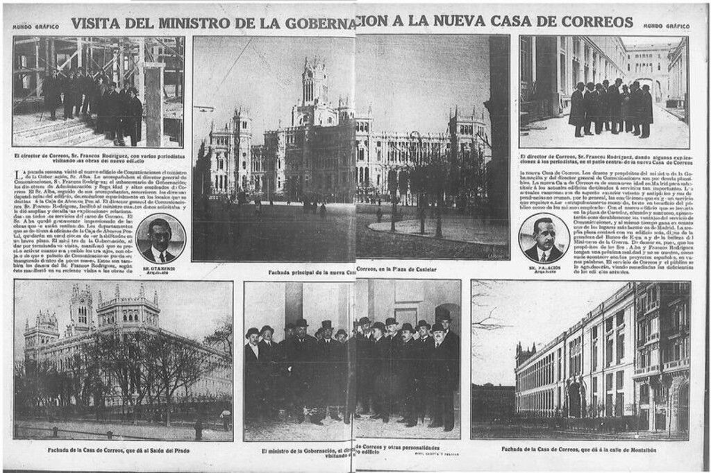 Miniatura de Visita del Ministro de la Gobernación a la nueva Casa de Correos